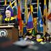 Michigan Provost and Executive Vice President for Academic Affairs Philip J. Hanlon speaks at the graduation ceremony on Sunday. Daniel Brenner I AnnArbor.com
